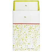 nowa Ikea Fagelsang 110x120 pościel + prześcieradło 3 elementy limonka