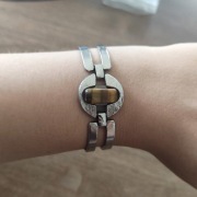 Bransoletka vintage tygrysie oko
