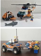 Dwa zestawy Lego - 7738 i 7737 - sprzęt straży przybrzeżnej