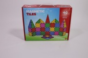 Klocki magnetyczne Magnetic Tiles 40 el. zestaw konstrukcyjny 3D