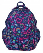 Plecak szkolny St Right Neon z workiem na obuwie i piórnikiem (saszetką)