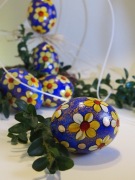 Pisanka kurza, ręcznie malowana. Kolekcja 2026 r.