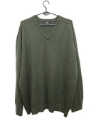Sweter wełniany męski Marks & Spencer XL 2XL 100% extrafine lambswool