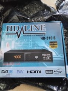 TUNER ODBIORNIK SATELITARNY CYFROWY DO SAT DVB-S2 HD-LINE HD-310 S