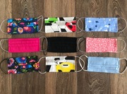 Maseczka Ochronna Bawełniana z Kieszonką na Filtr