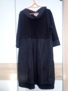 sukienka czarna do kolan JOSEPH RIBKOFF