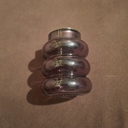 Podstawka pod tealight szklana szara 8,5 cm