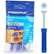 Kołek uniwersalny 8x65 mm - 6 sztuk