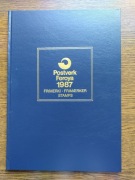 Wyspy Owcze - rocznik 1987 w księdze znaczków, Słania, czarnodruk