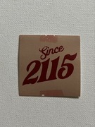Limitowana beżowa naklejka wlepka z napisem Since 2115 Gang Bedoes