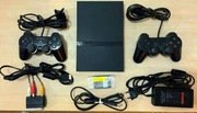 Nowe Zaplombowane Playstation 2 z dwoma oryginalnymi padami.