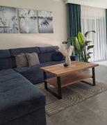 Stolik kawowy, loft, industrial, stolik dębowy