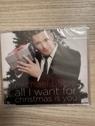 Michael Buble ALL I WANT FOR CHRISTMAS IS YOU singiel. Unikat. Folia