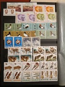 Znaczki PRL. Rok 1985.  niekompletny rocznik w parkach