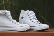 Wysokie trampki CONVERSE białe rozmiar 37.5 damskie