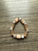 Pierścionek z koralików szklanych