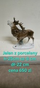 Porcelanowy jelen stan idealny 