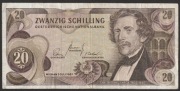 Austria 20 schilling 1967 - Carl Ritter Ghega  - J/S