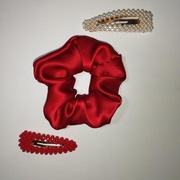 Gumka jedwab jedwabna scrunchie 