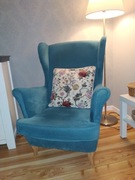 Fotel uszak + podnóżek w Nysie 