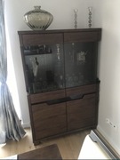 Witryna drewniana podświetlana 