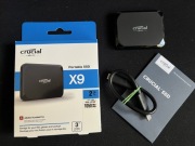 Crucial X9 2TB SSD - Stan 0% zużycia -  59h pracy - odczyt 1050MB/s