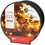 LAMPKI ŚWIĄTECZNE Choinkowe Oświetlenie ZEWNĘTRZNE 2000 LED 45 m