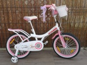 Rower dziewczęcy solidny RoyalBaby Jenny 18"cali zdejmowane boczne kółka