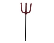 WIDŁY DIABELSKIE BROKATOWE 90 CM jasełka Halloween 