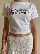 Crop top has anyone else died for you