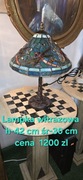 Lampa witrazowa ważki 
