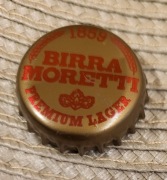 Kapsel Birra Moretti butelkowane Włochy 