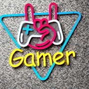 Neon LED na Ścianę USB RGB Gamingowy Tryb Ściemniania Lampka Gadżet Prezent