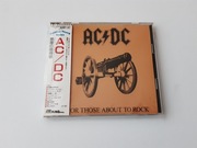 AC/DC - FOR THOSE ABOUT TO ROCK WE SALUTE YOU CD Japan z OBI Wyd. 1990 r.