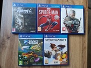 Gry na PS4 w zestawie (Pięć tytułów)
