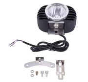 Halogeny motocyklowe LED czarne uniwersalne chopper adventure honda Harley