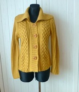 Liansheng wełniany damski kardigan L