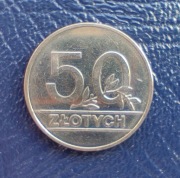 moneta 50 zł 1990 r