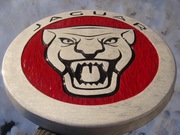 Jaguar Ręcznie rzeźbione logo w drewnie UNIKAT