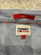 Mięska koszula Tommy Hilfiger Jeans s długim rękawem rozmiar L