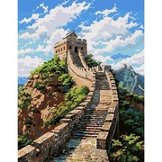 Malowanie po numerach 40x50 Wielki mur chiński 