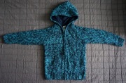 ZIMOWY ROZPINANY SWETER Z KAPTUREM COOL CLUB 122
