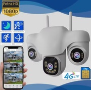 Kamera 4G na Kartę SIM 3 Obiektywy 15MP Obrotowa IP66 