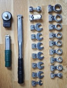 Zestaw kluczy dynamometrycznych i końcówek Sturtevant Richmont stan bdb