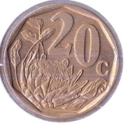 RPA 20 centów 2005 (Suid-Afrika), KM# 293, XF
