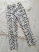 MONKI spodnie wysoki stan luźne nogawki XXS