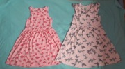Zestaw 2 sukienek letnie – rozm. 122/128