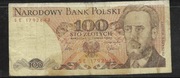 Polska  PRL100 zł   Seria  SE