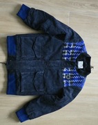 Kurtka Scotch&Soda Amsterdam wełna skóra koza