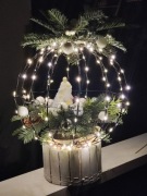 Szopka Bożonarodzeniowa w świetlnej kuli